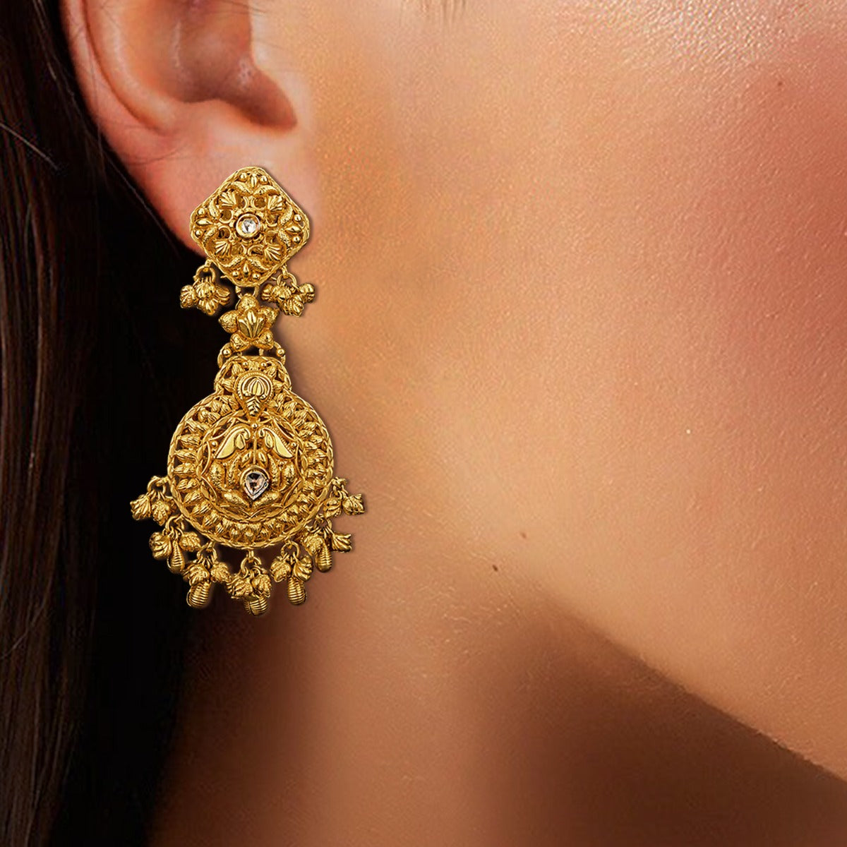 Kundan Gold Earrings