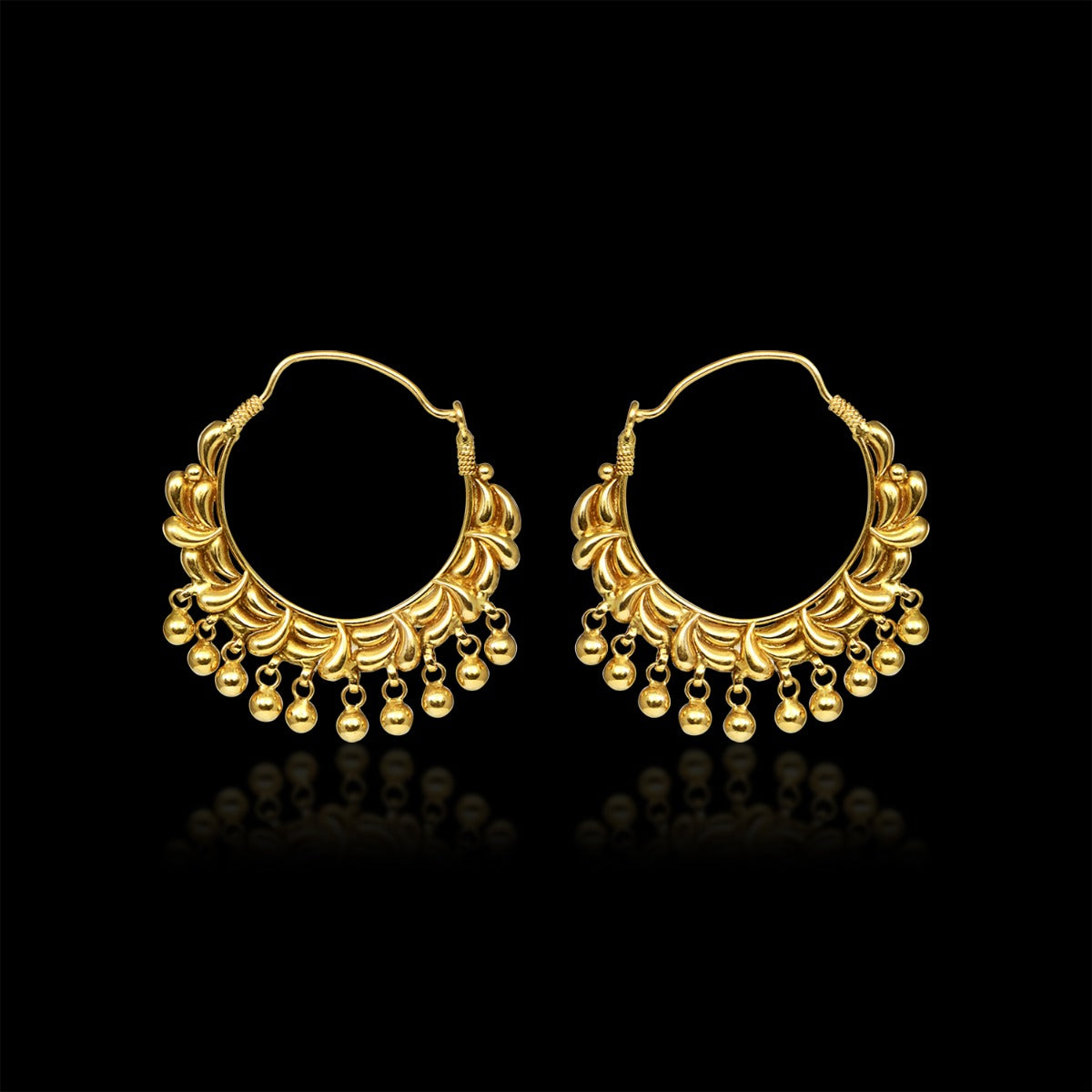 Chhavi Gold Earrings