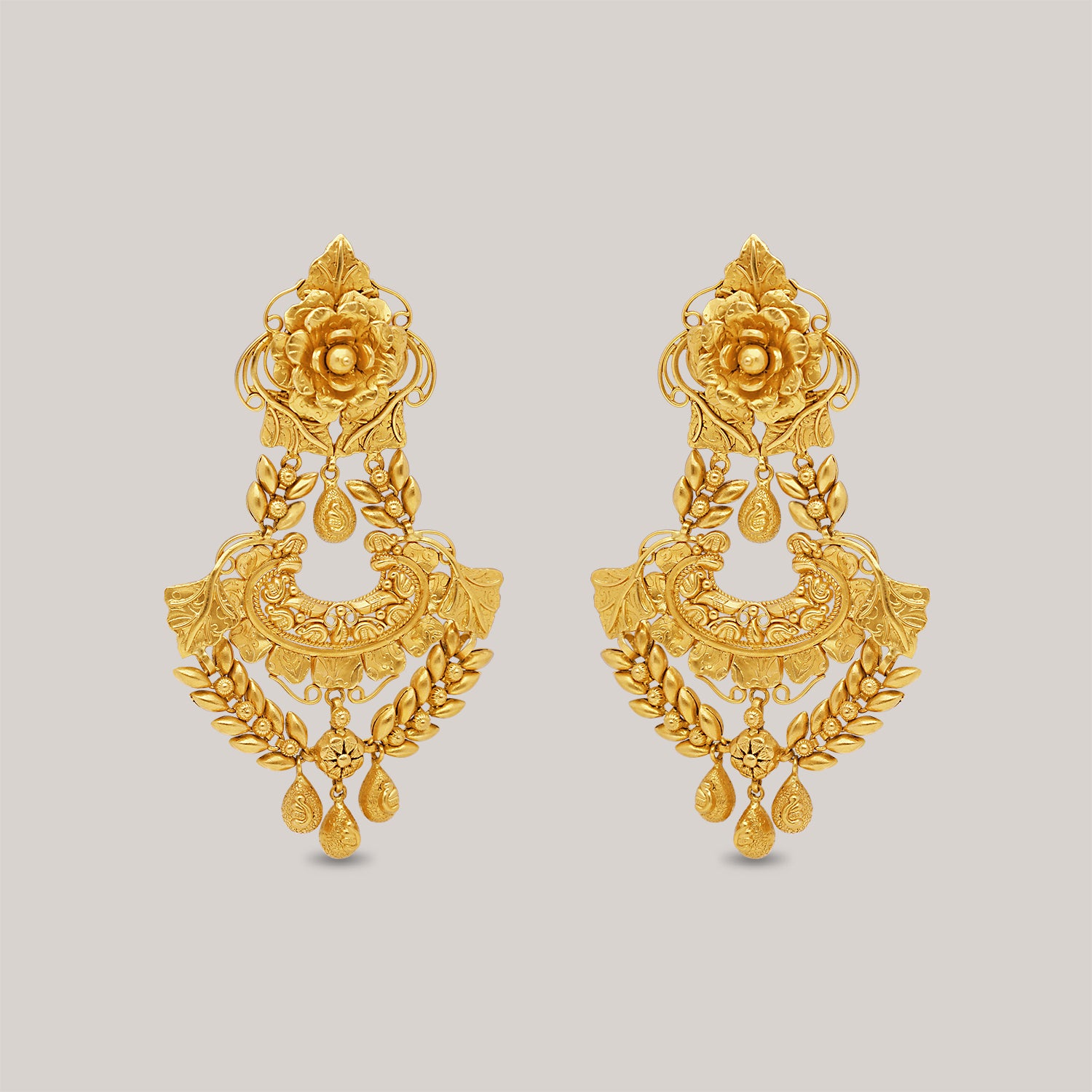 Kavya Gold Earrings