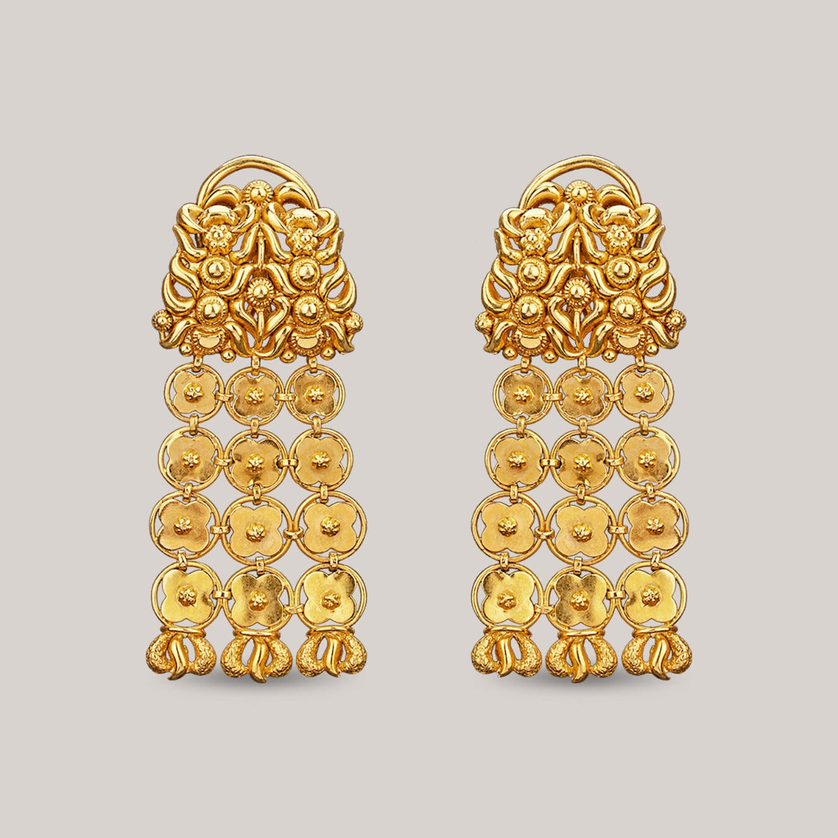 Arch Pack Gold Earrings