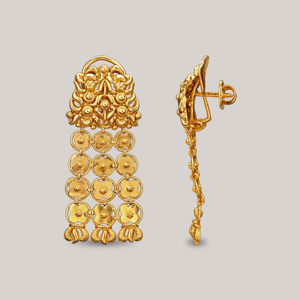 Arch Pack Gold Earrings