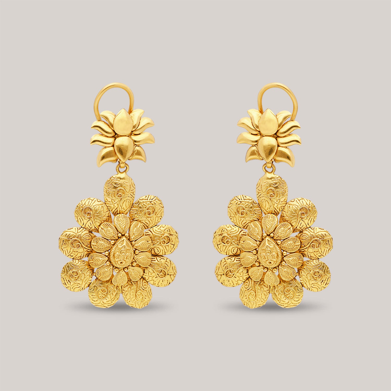 Anika Radiant Gold Earrings