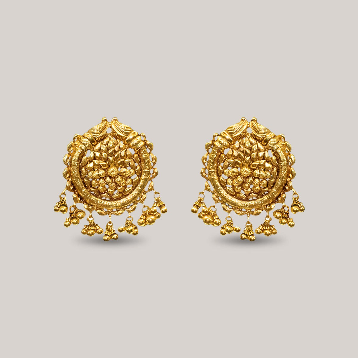 Elephant Gold Necklace Set