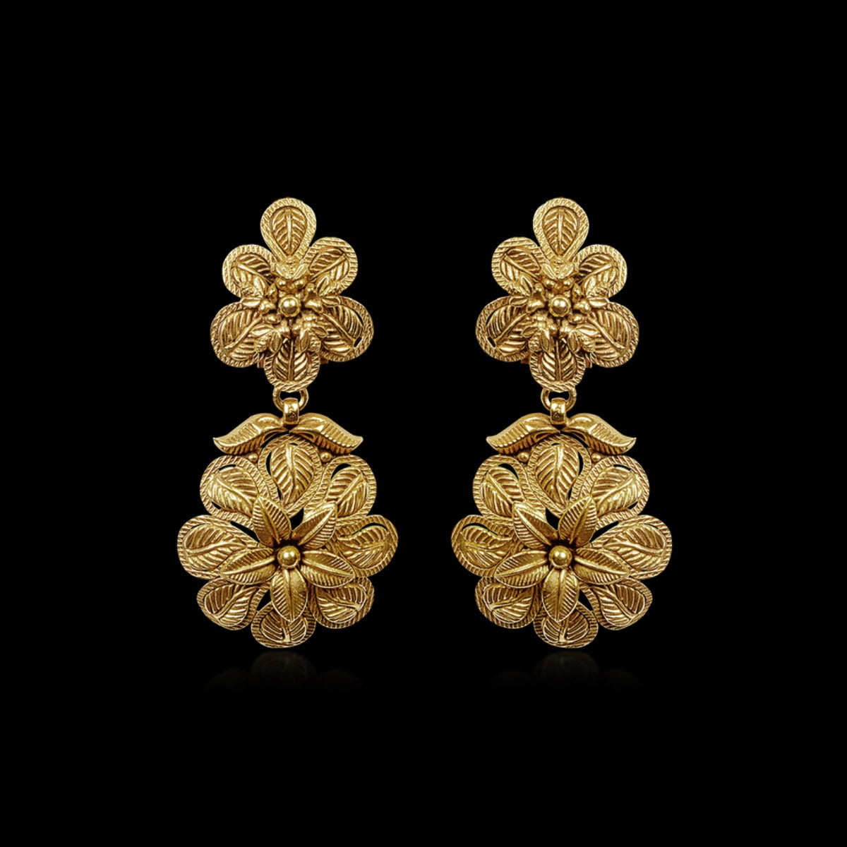 Vasantika Gold Earrings