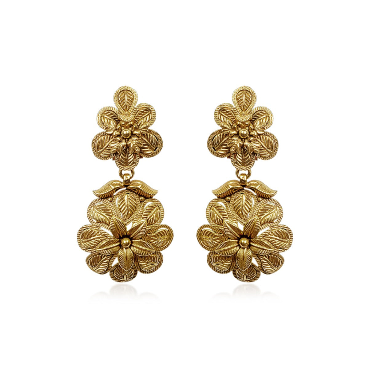 Vasantika Gold Earrings