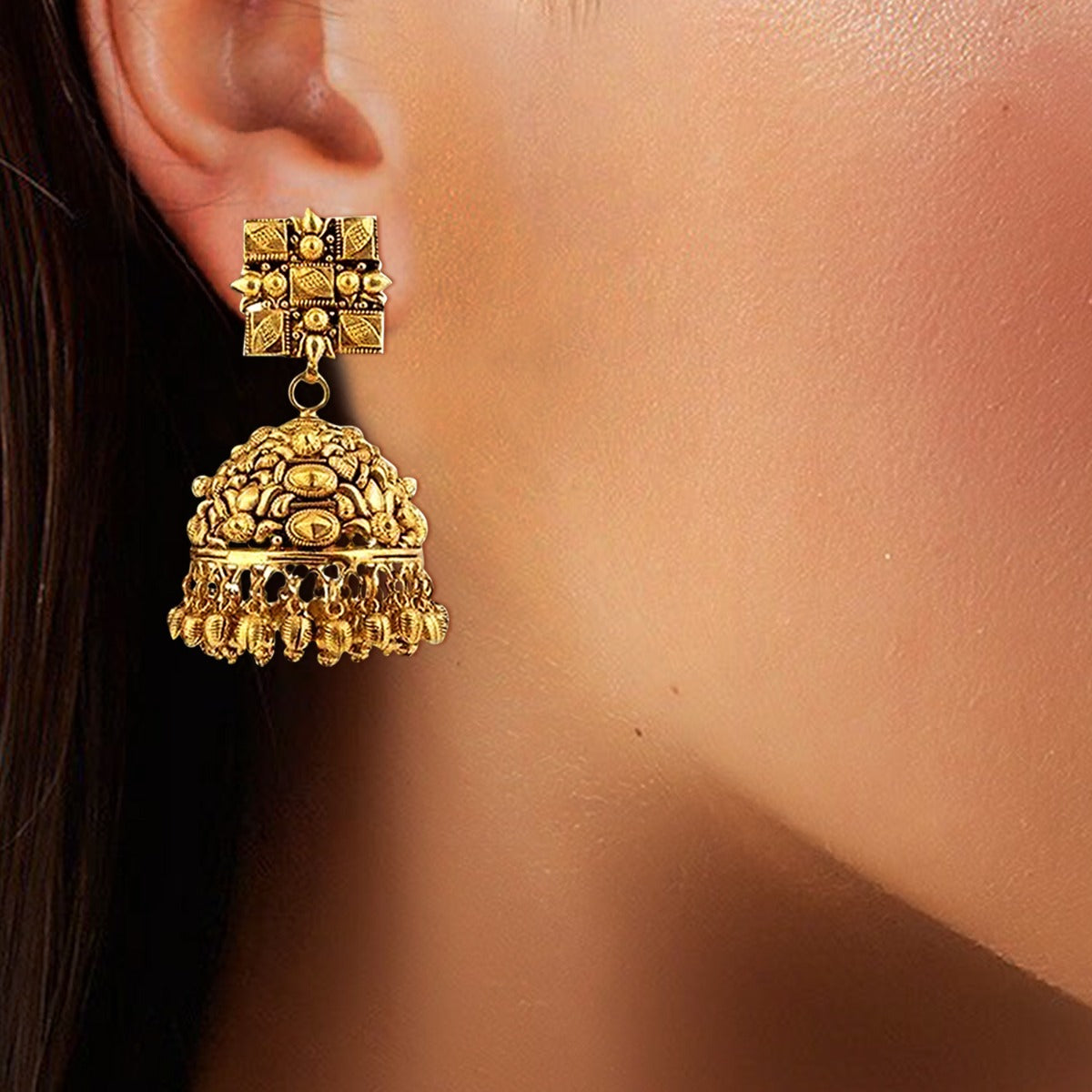 Kalas Gold Jhumka