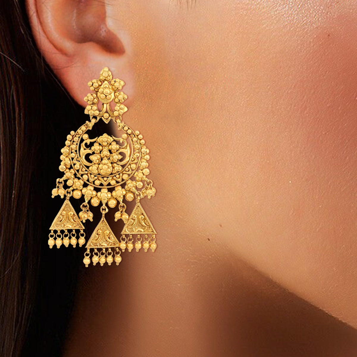 Floret Miracle Gold Earrings