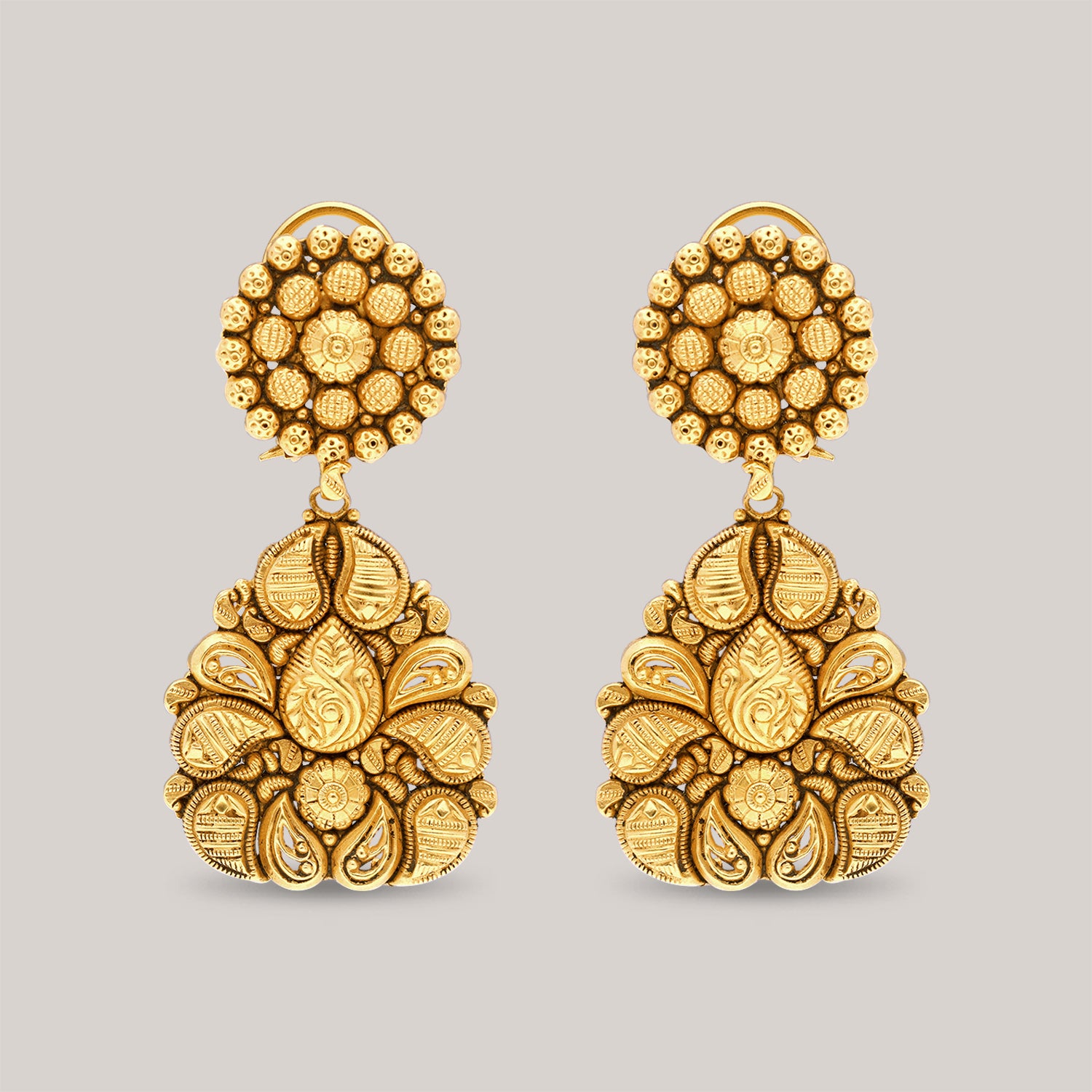 Majestic Shreya Gold Earrings