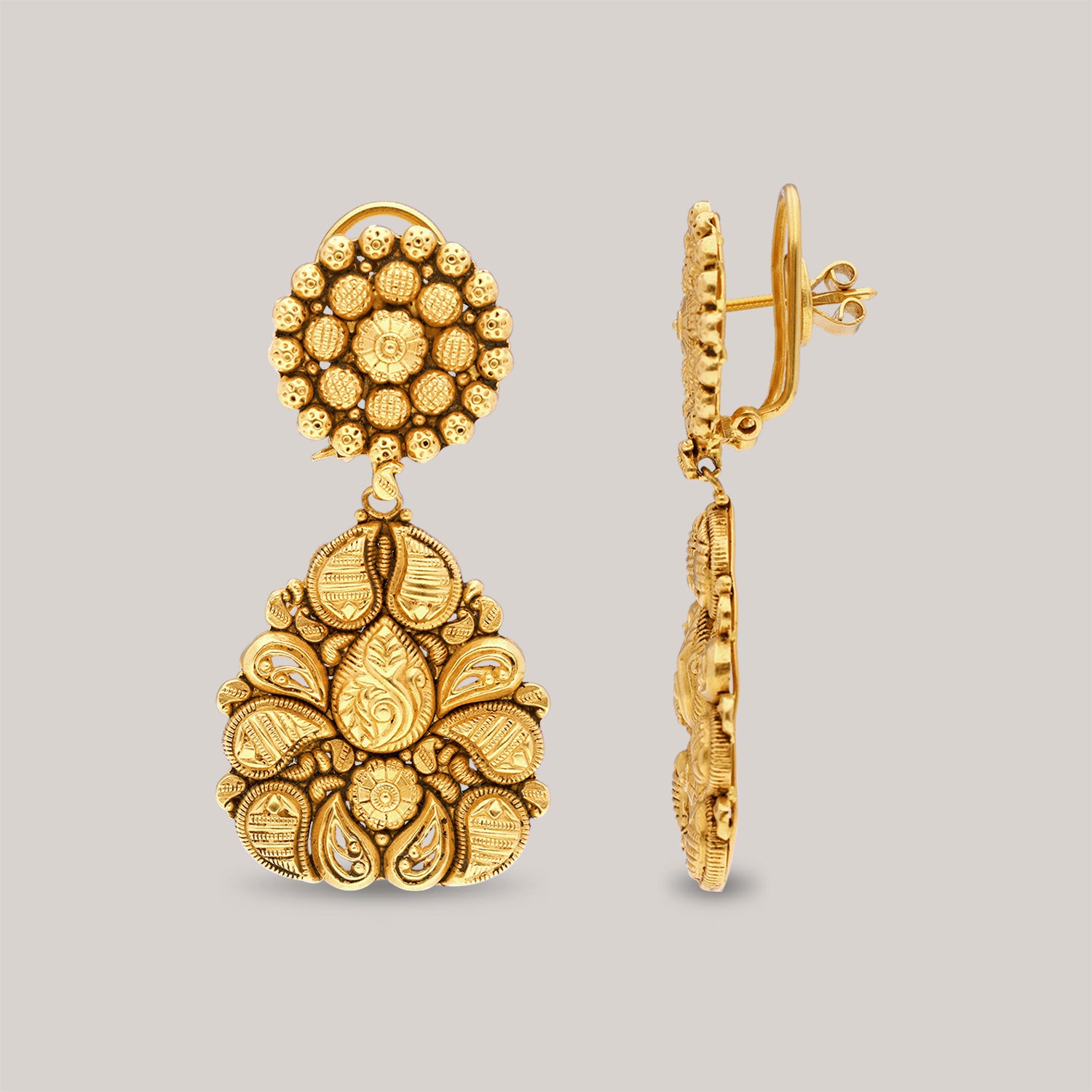 Majestic Shreya Gold Earrings