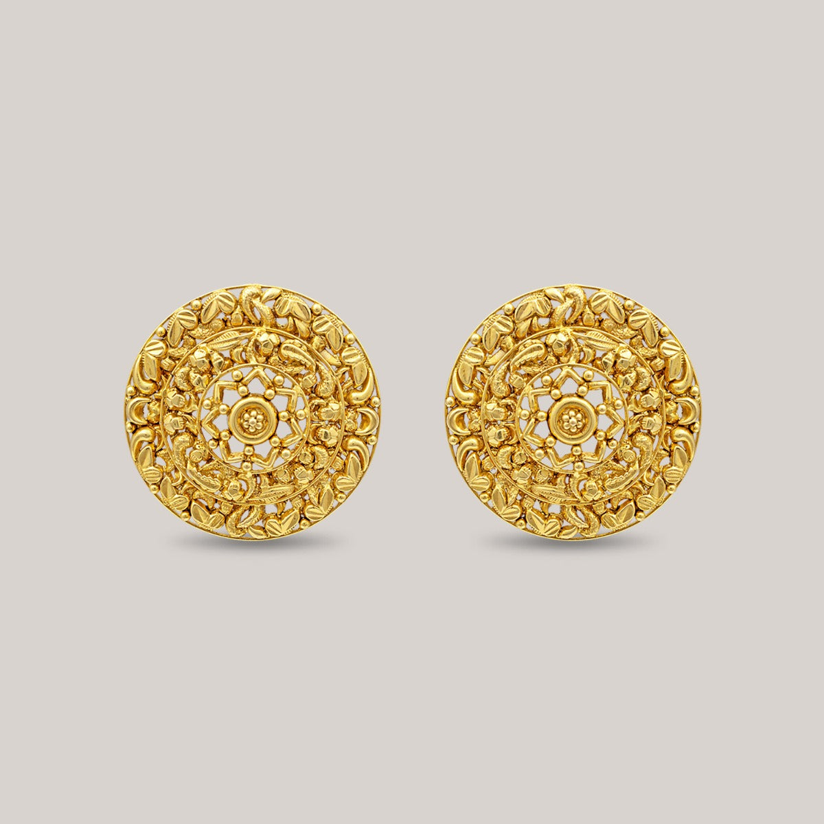 Circle Carve Earrings