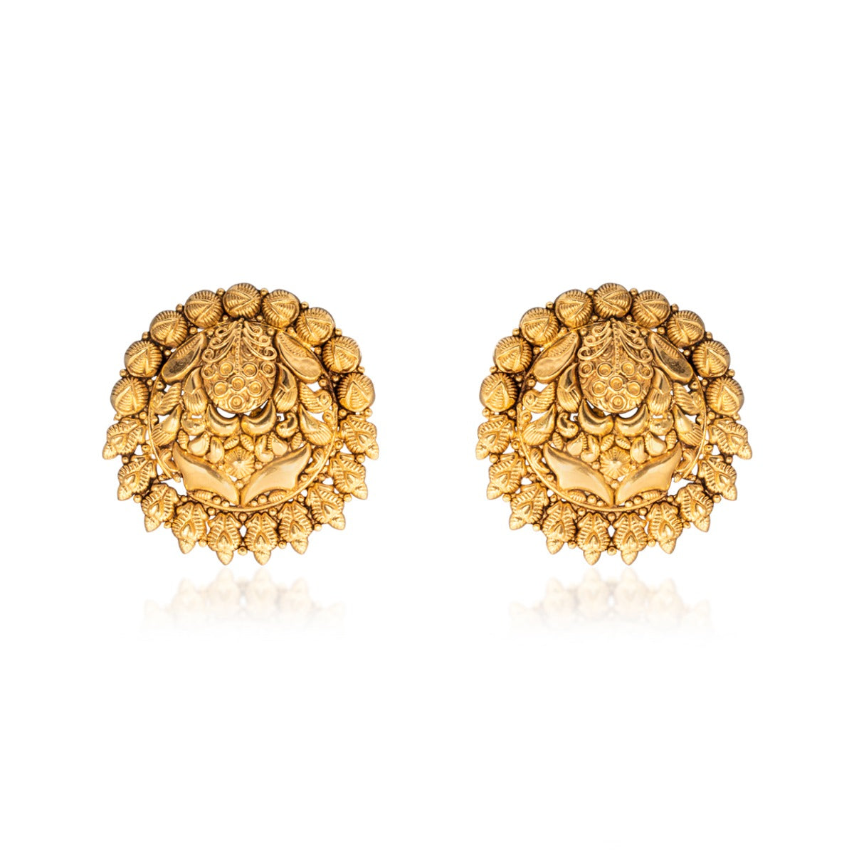 Persian Miniature Gold Earrings