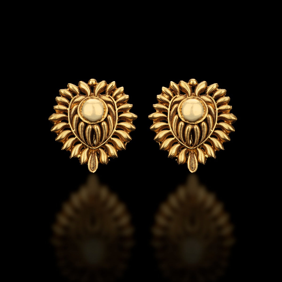 Spring Stone Gold Earrings
