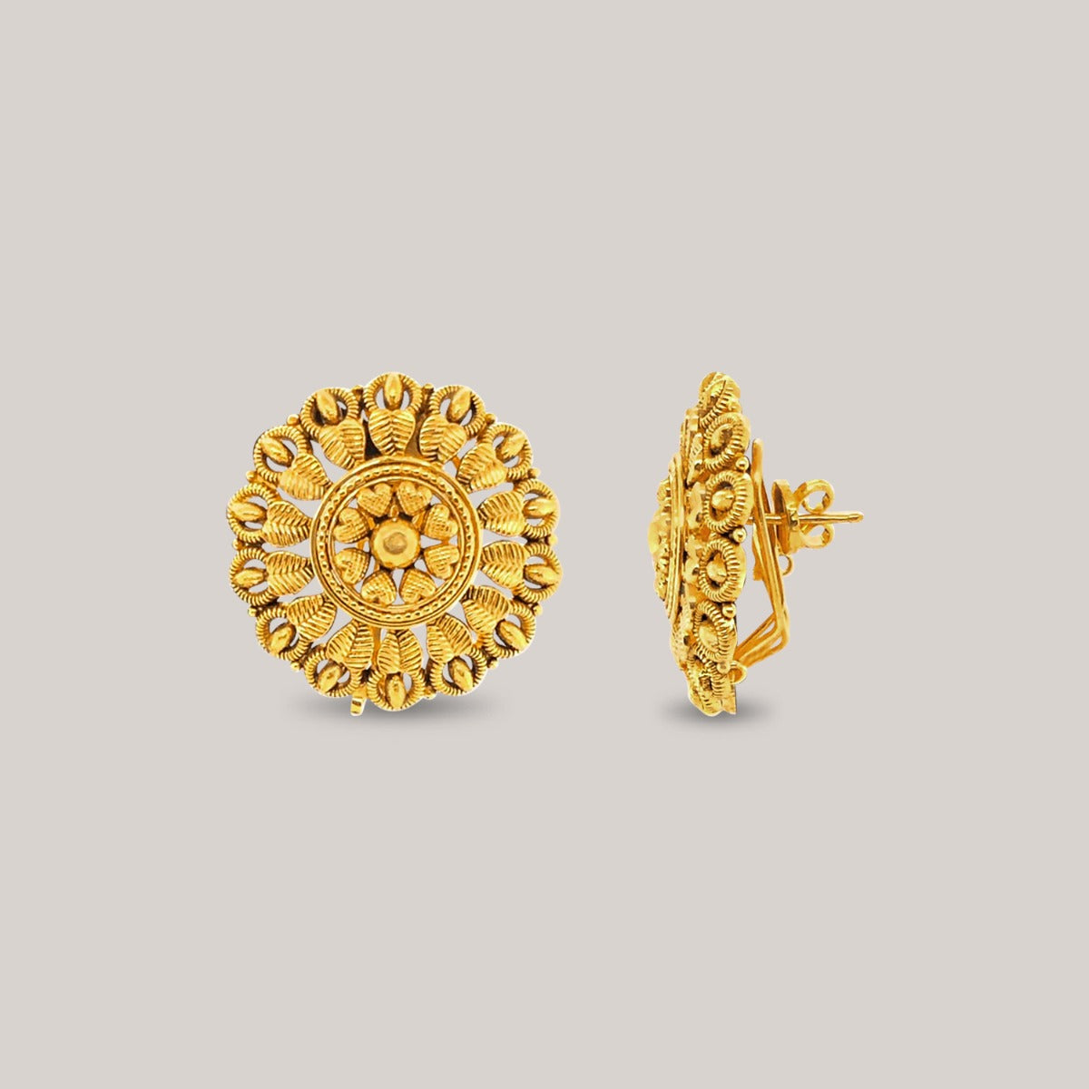 Chakra Gold Earrings