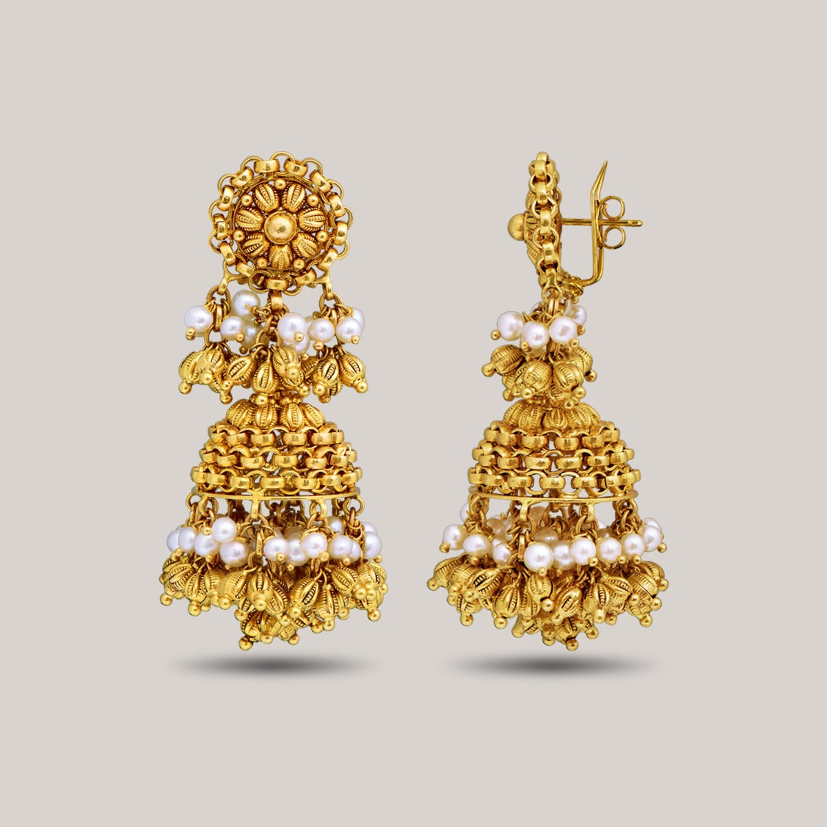 Fairuza Gold Jhumka