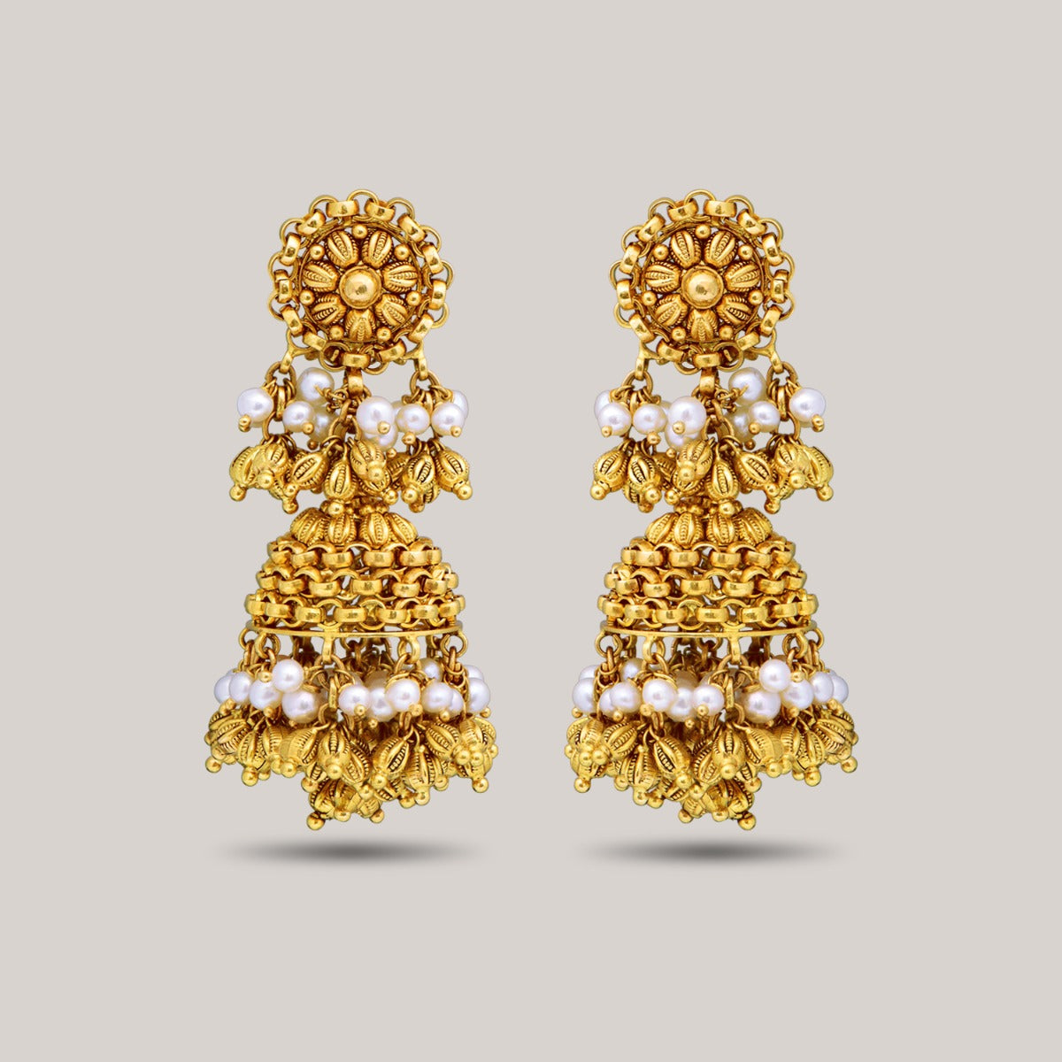 Fairuza Gold Jhumka