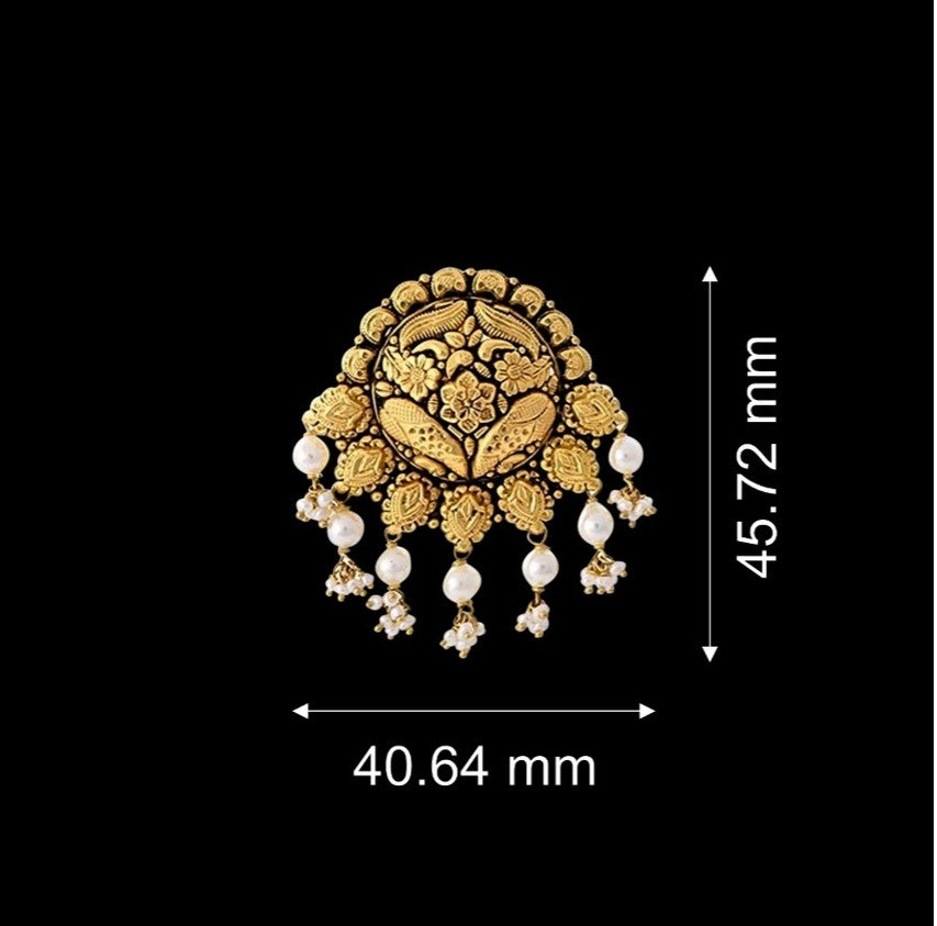 Sunlit Elegance Gold Earrings