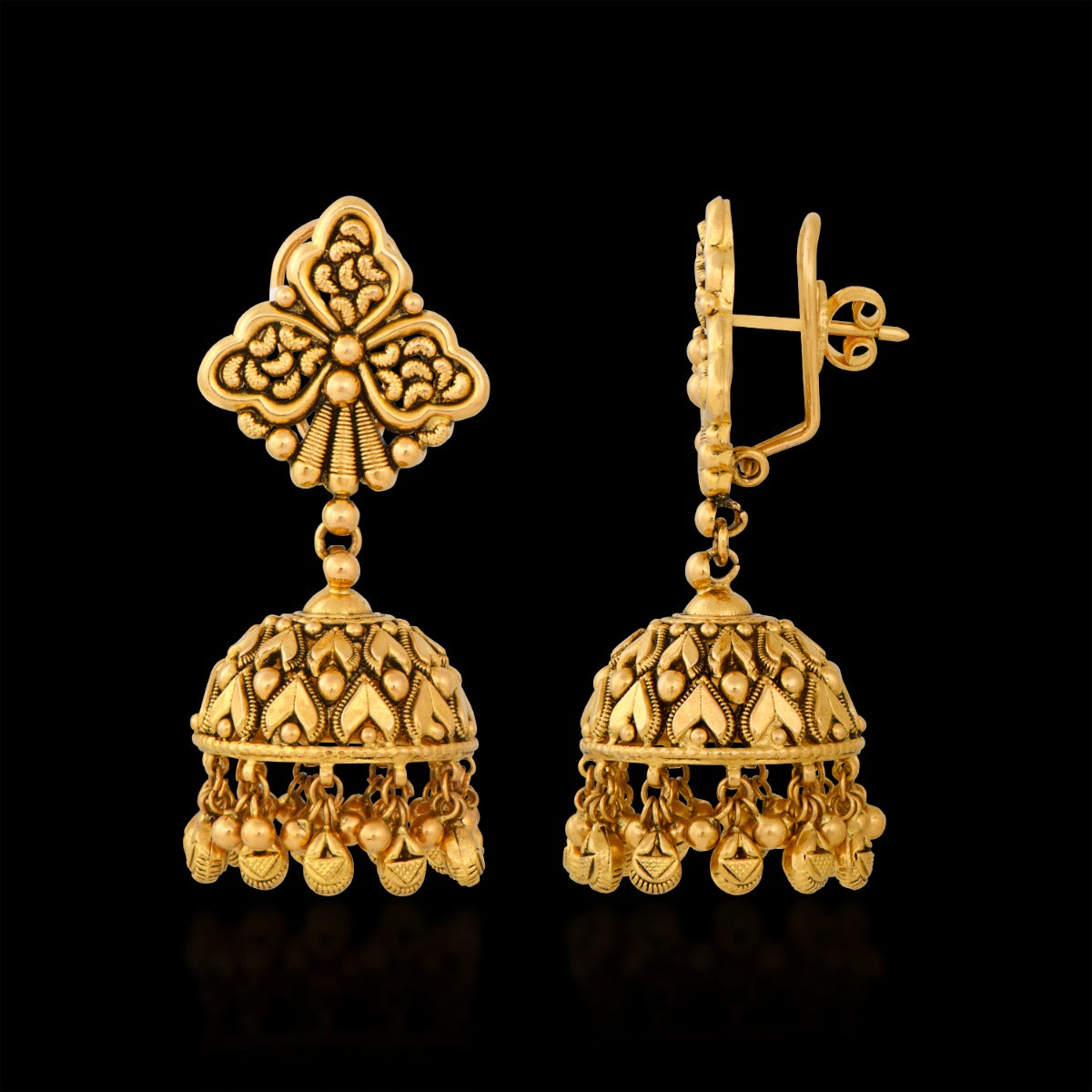Luminous Gold Jhumka
