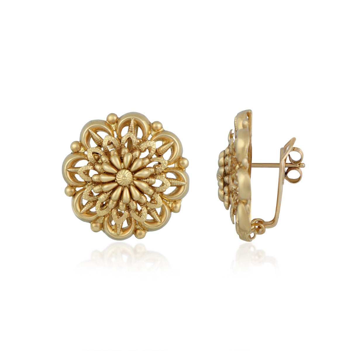 Timeless Blossom Gold Earrings