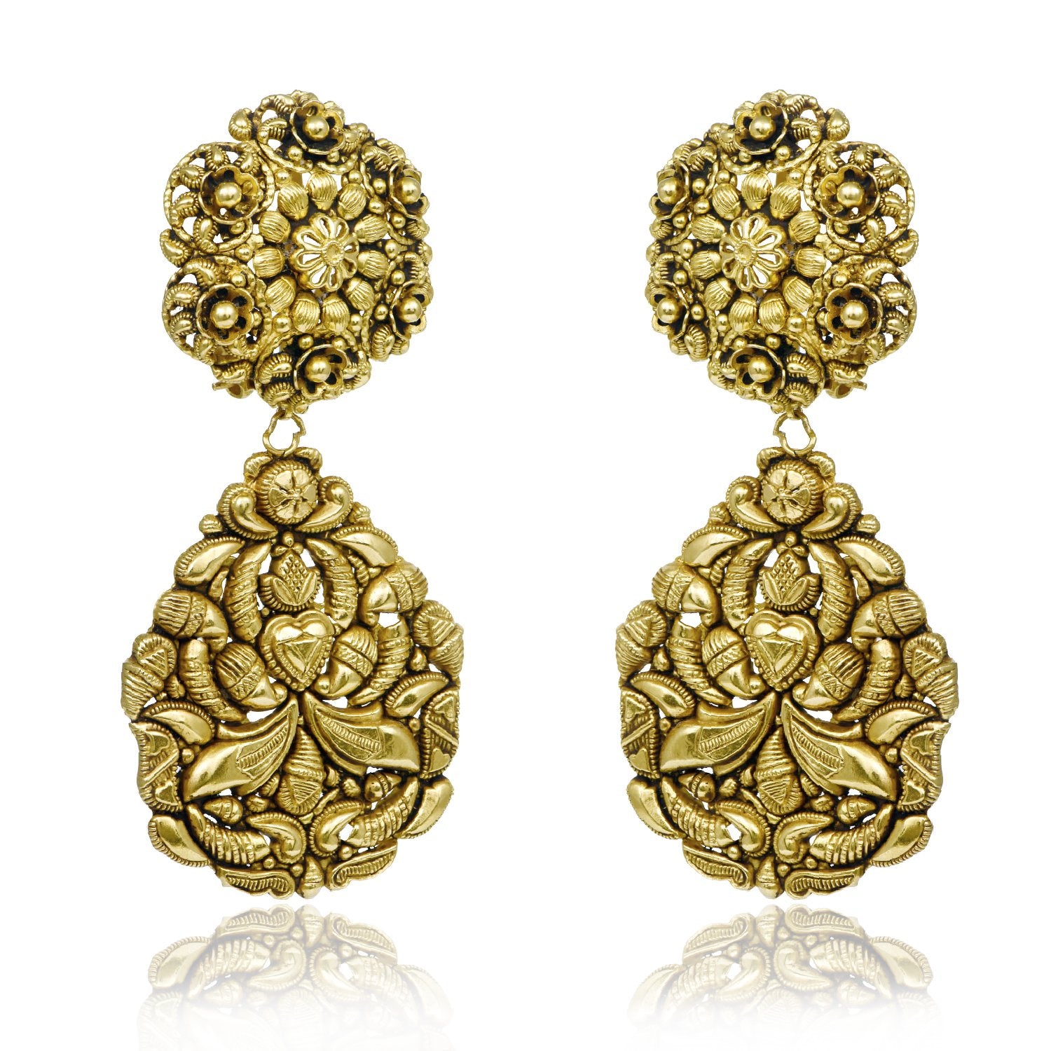 Ratna Gold Earrings