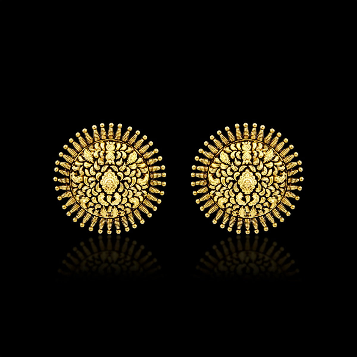 Tribal Contemporary Gold Choker Set