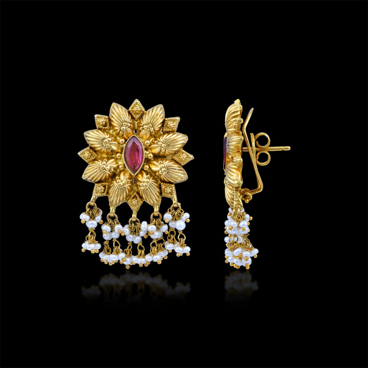 Jasmine Gold Earrings
