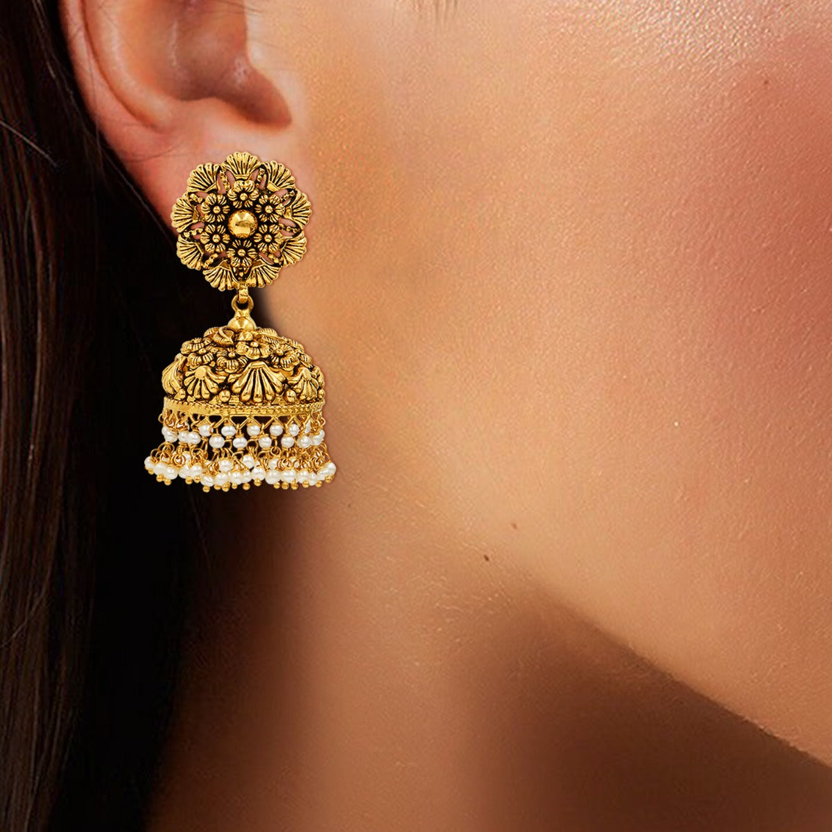 Swarna Gold Jhumka