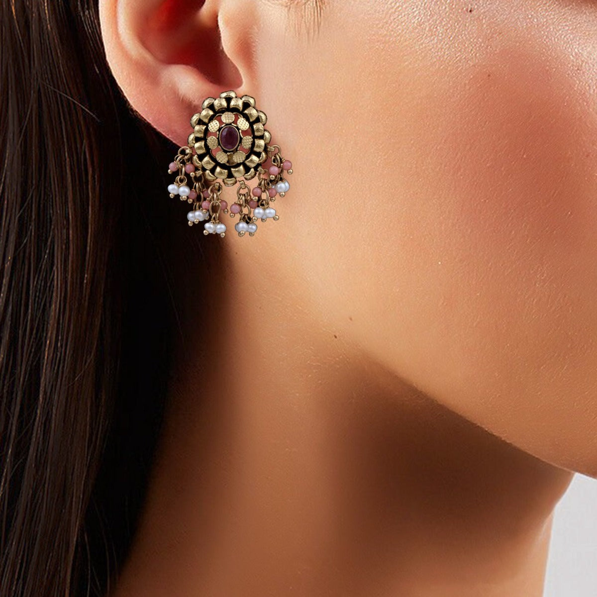 Narcissus Gold Earrings