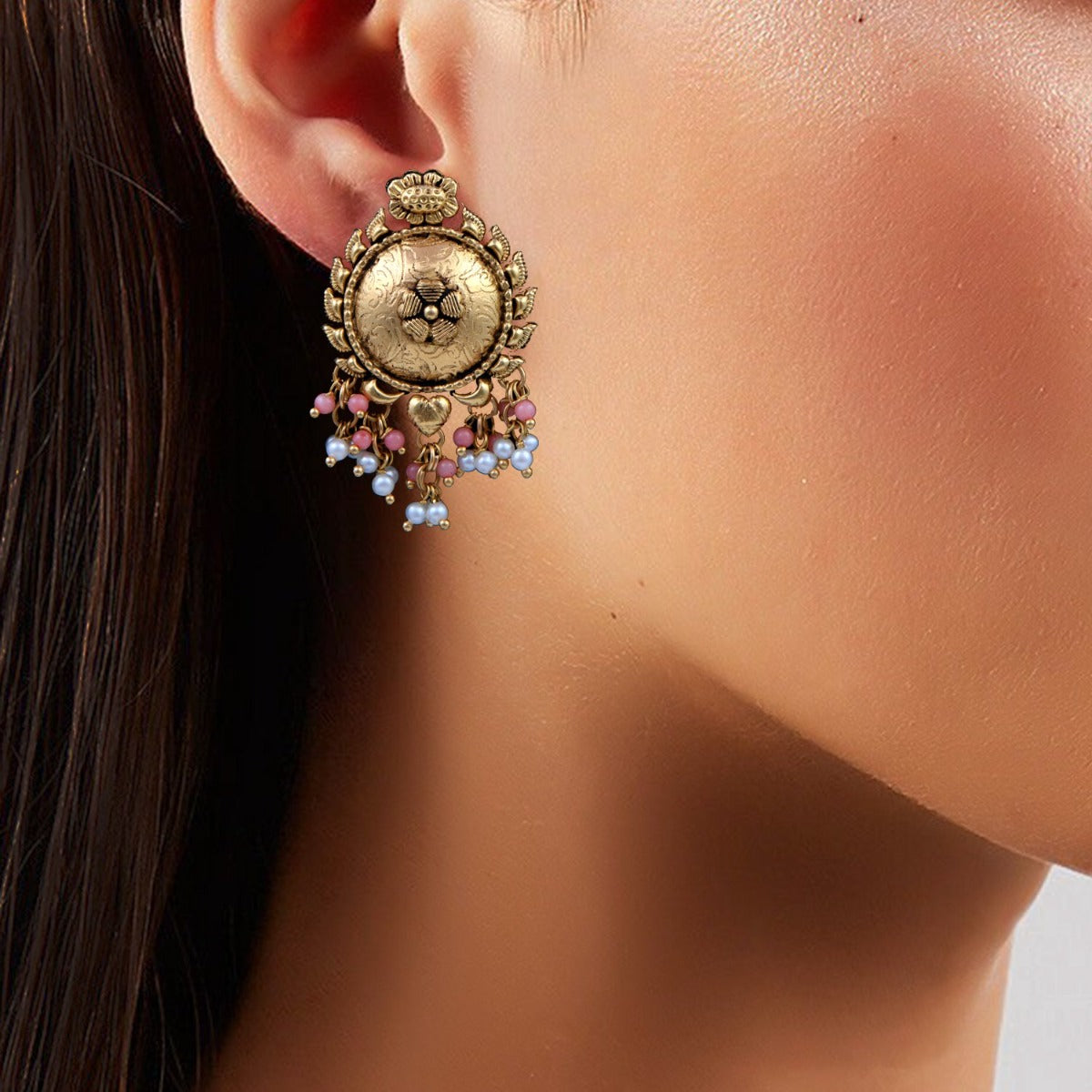 China Rose Gold Earrings