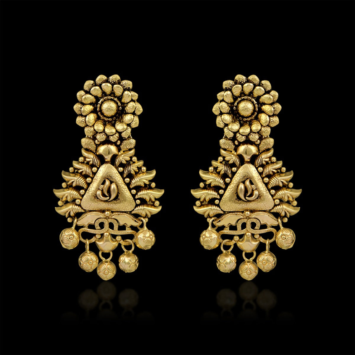 Zinnia Gold Earrings