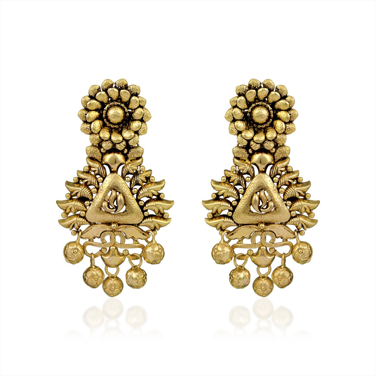 Zinnia Gold Earrings