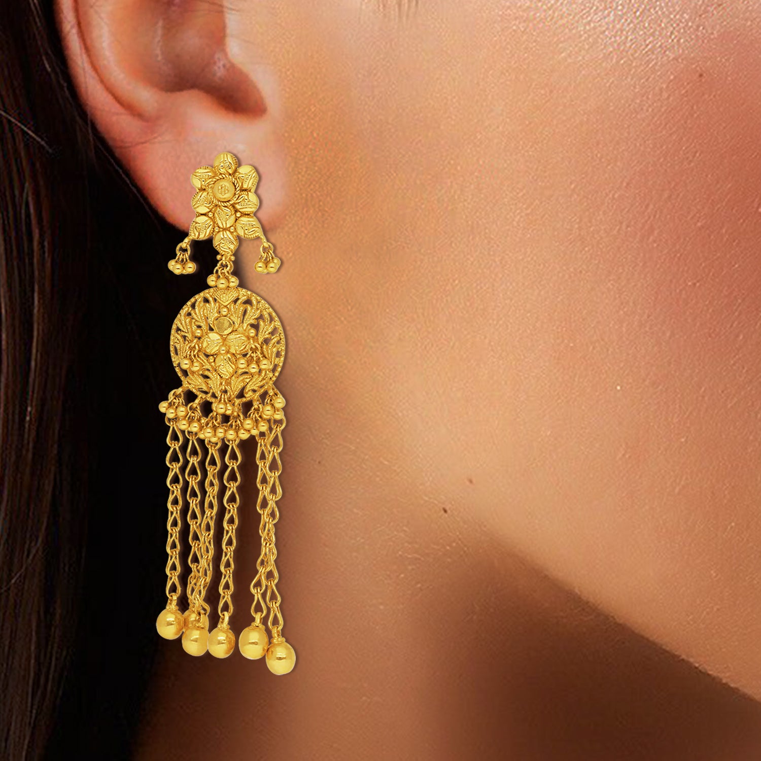 Colossal Gold Earrings