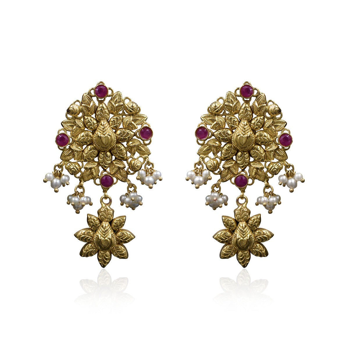Floret Gold Earrings