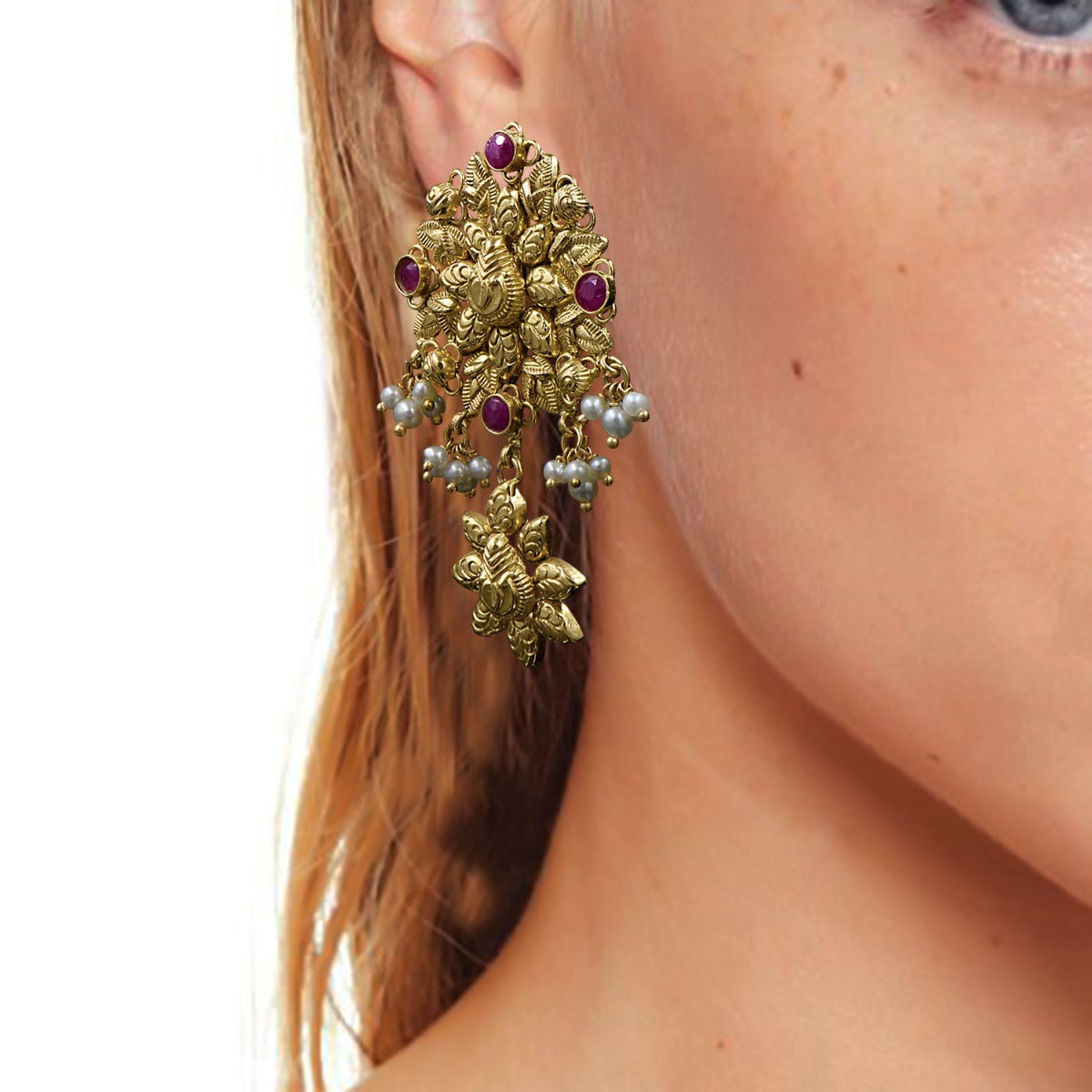 Floret Gold Earrings