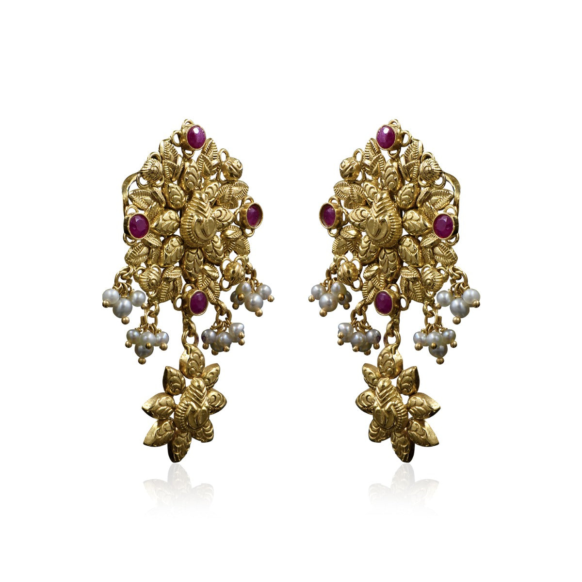 Floret Gold Earrings