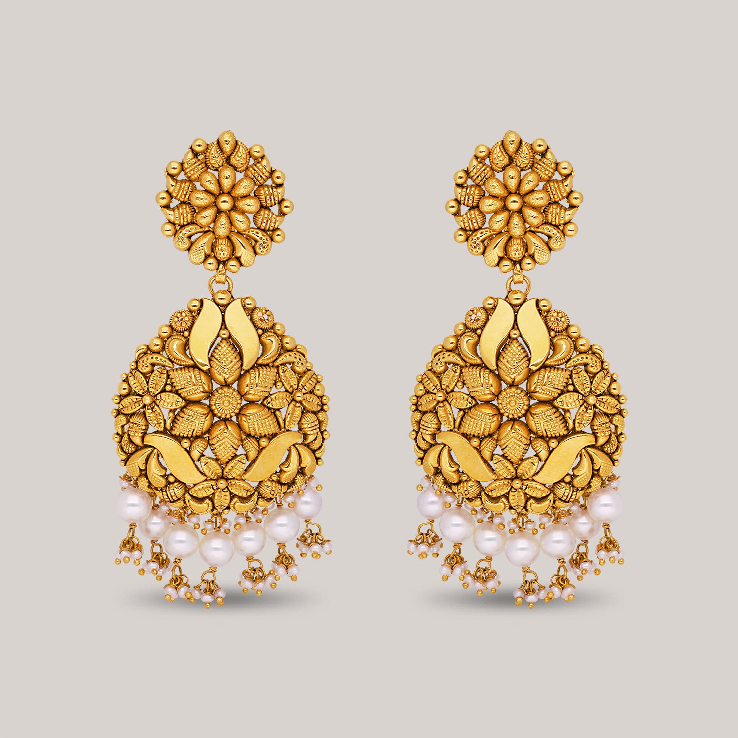 Matrix Gold Earrings