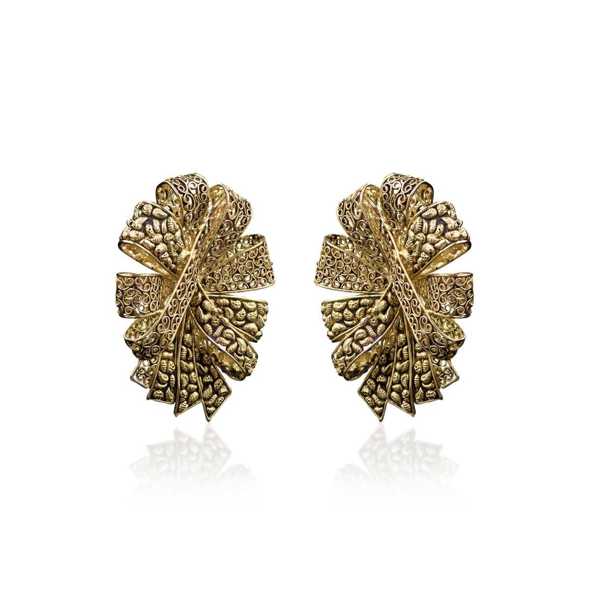 Exquisite Gold Earrings