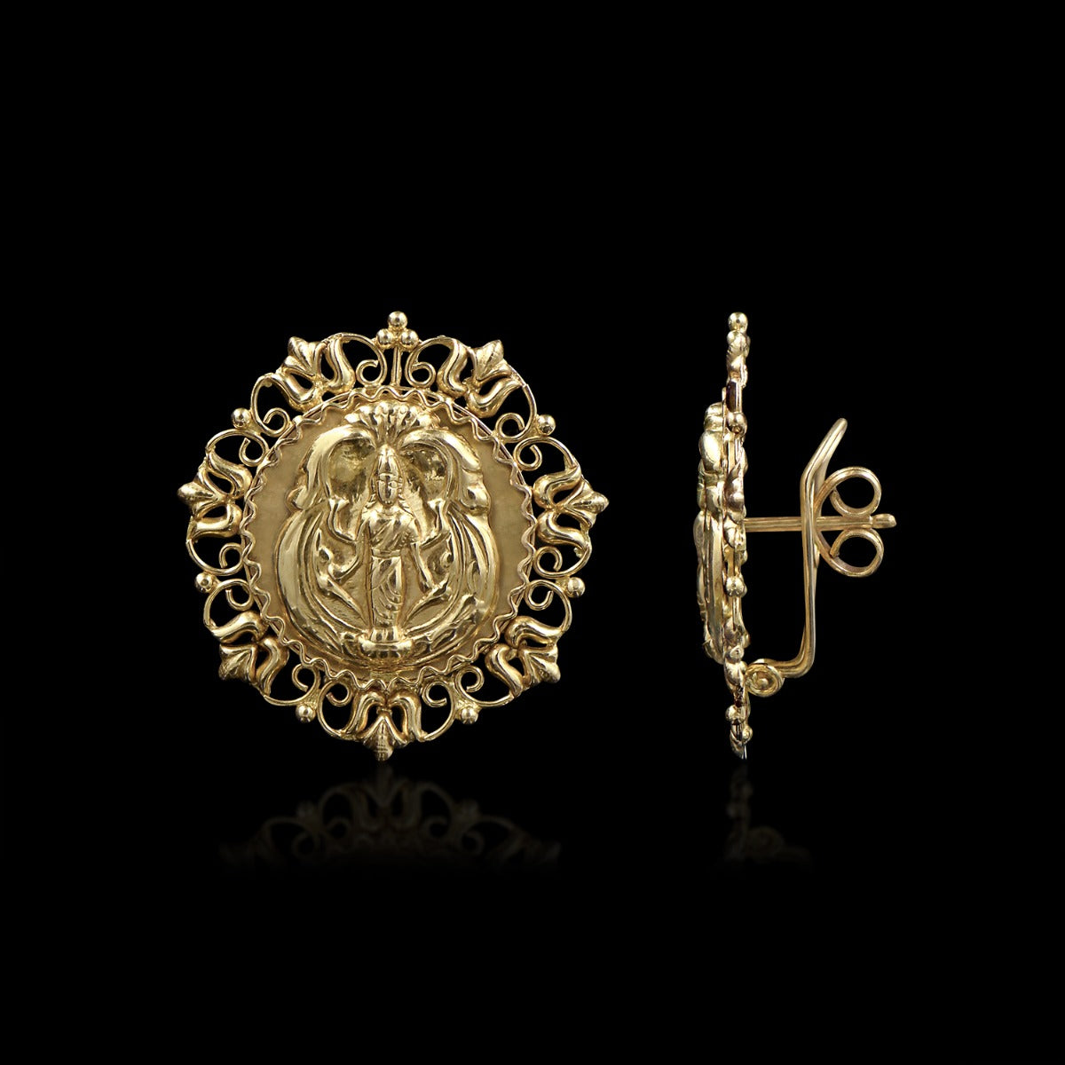 Queen of Arches Gold Earrings