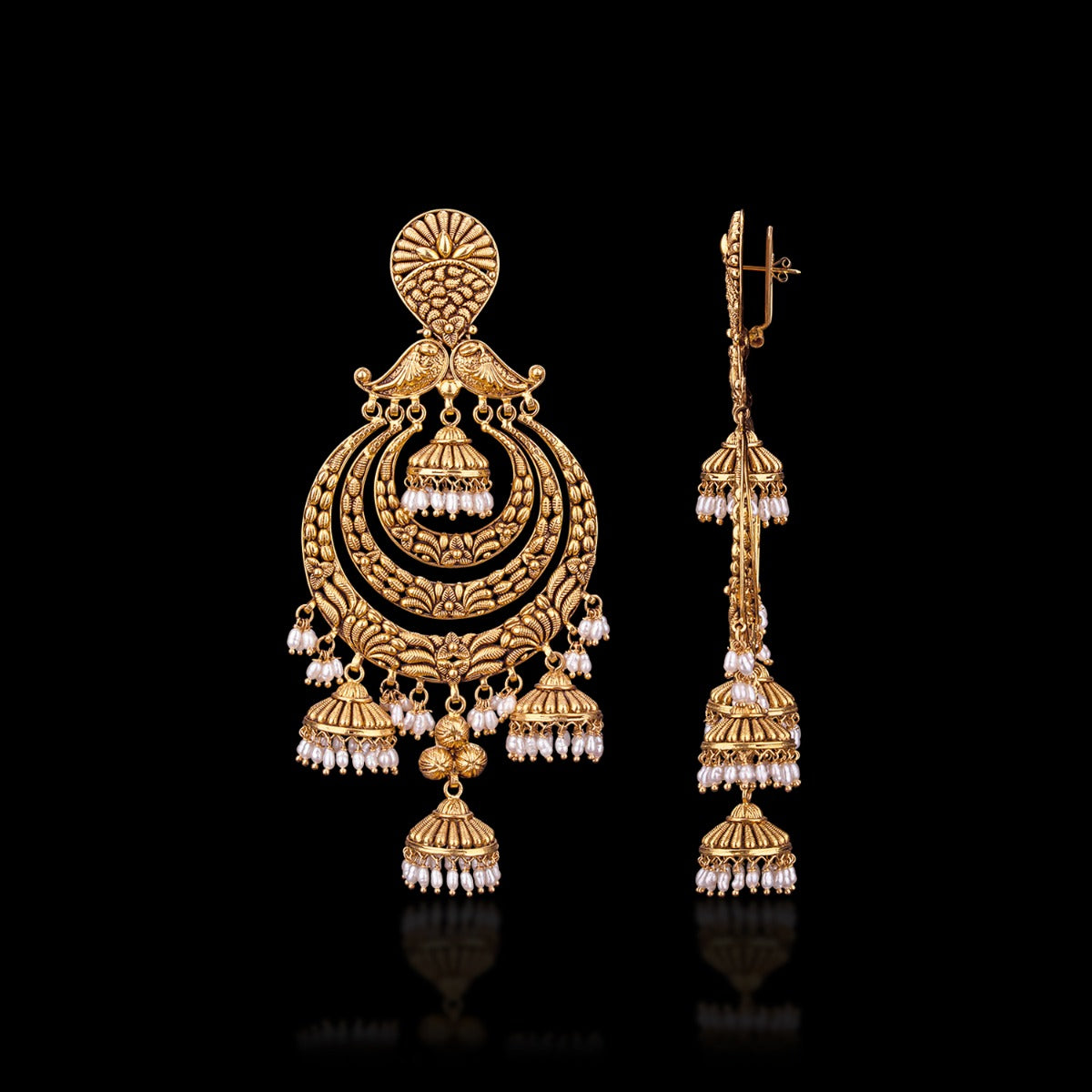 Temple Soul Sister Gold Earrings