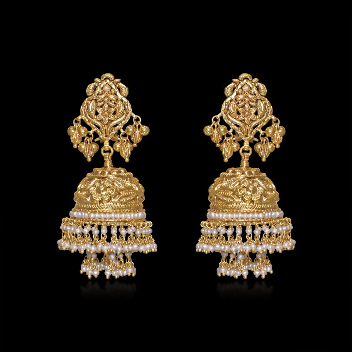 Thalaivi Gold Jhumka