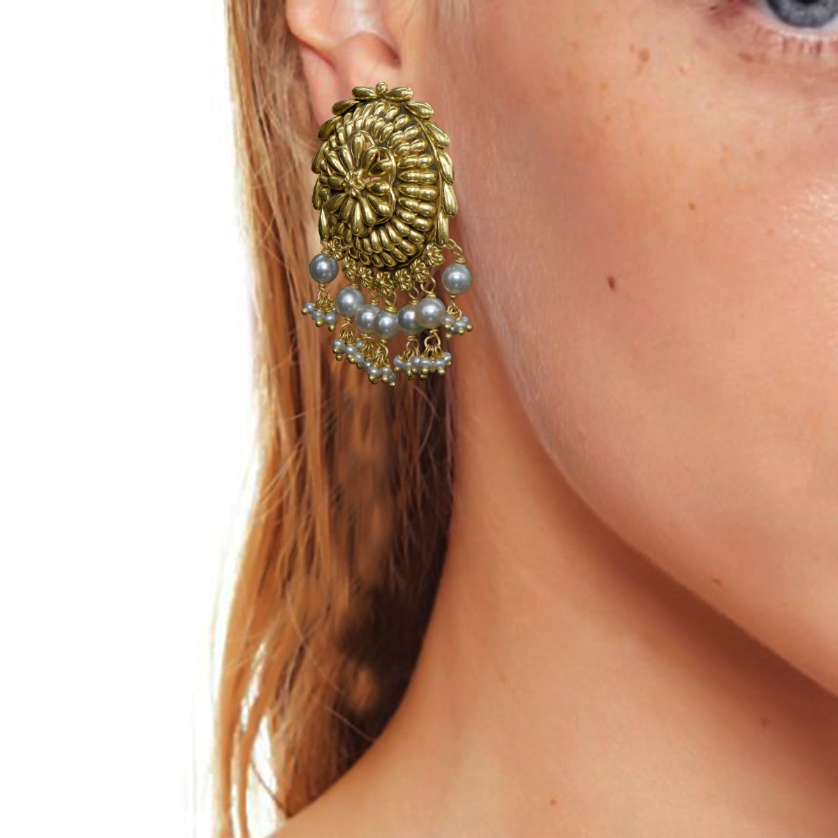 Spring Floral Gold Choker Set