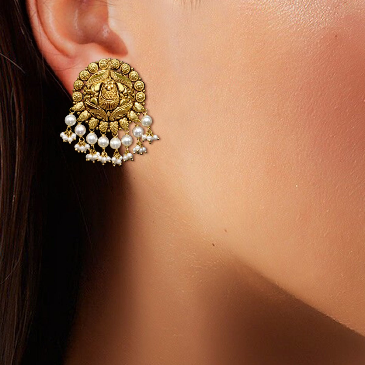 Traditional Gold Earrings