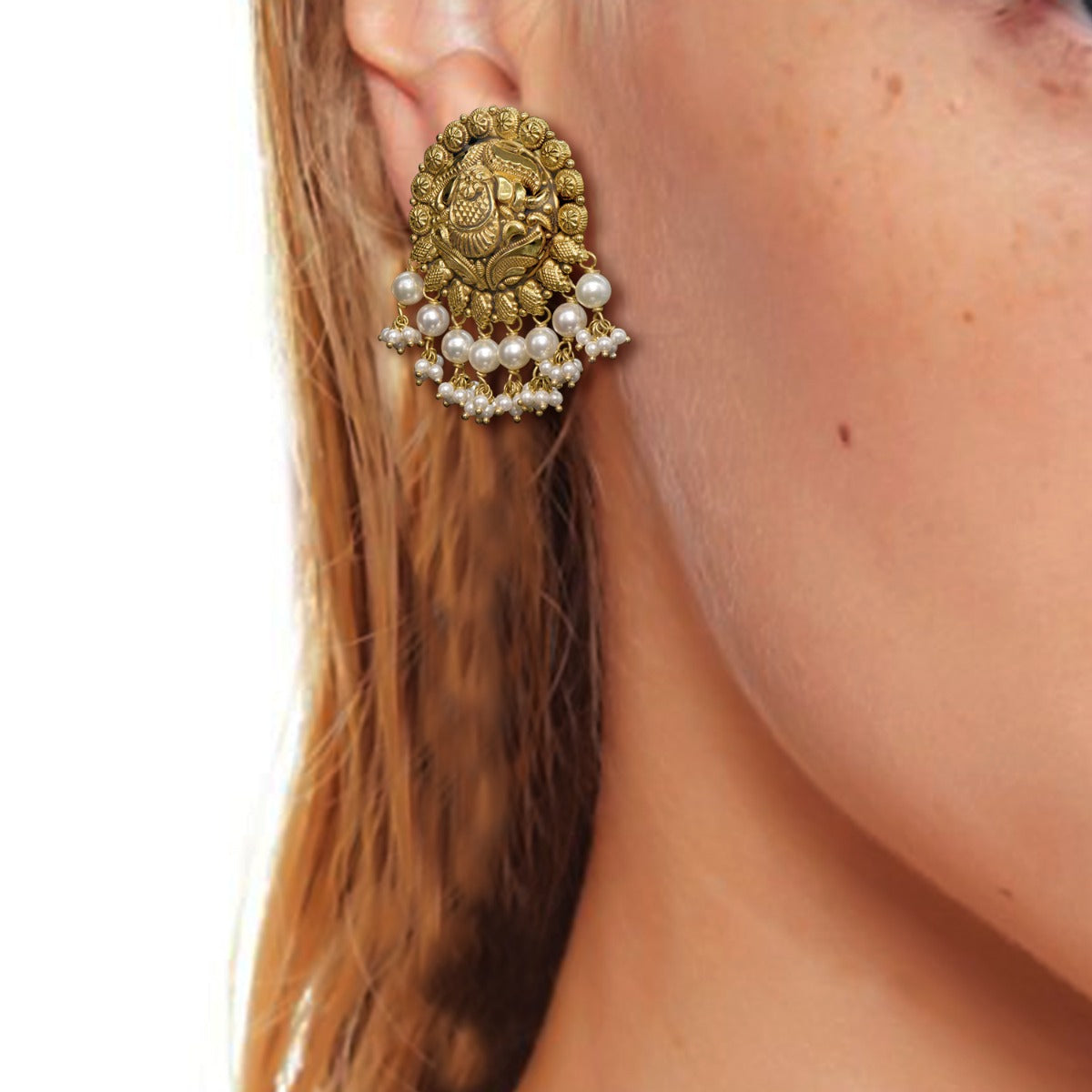 Traditional Gold Earrings