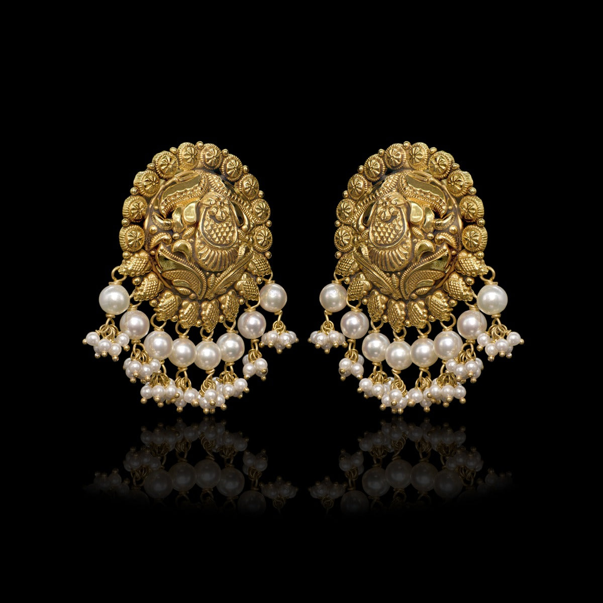 Traditional Gold Earrings