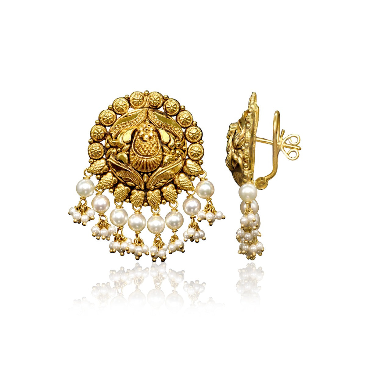 Traditional Gold Earrings