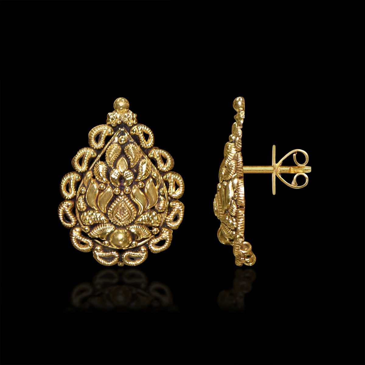 Coined Motif Gold Necklace Set
