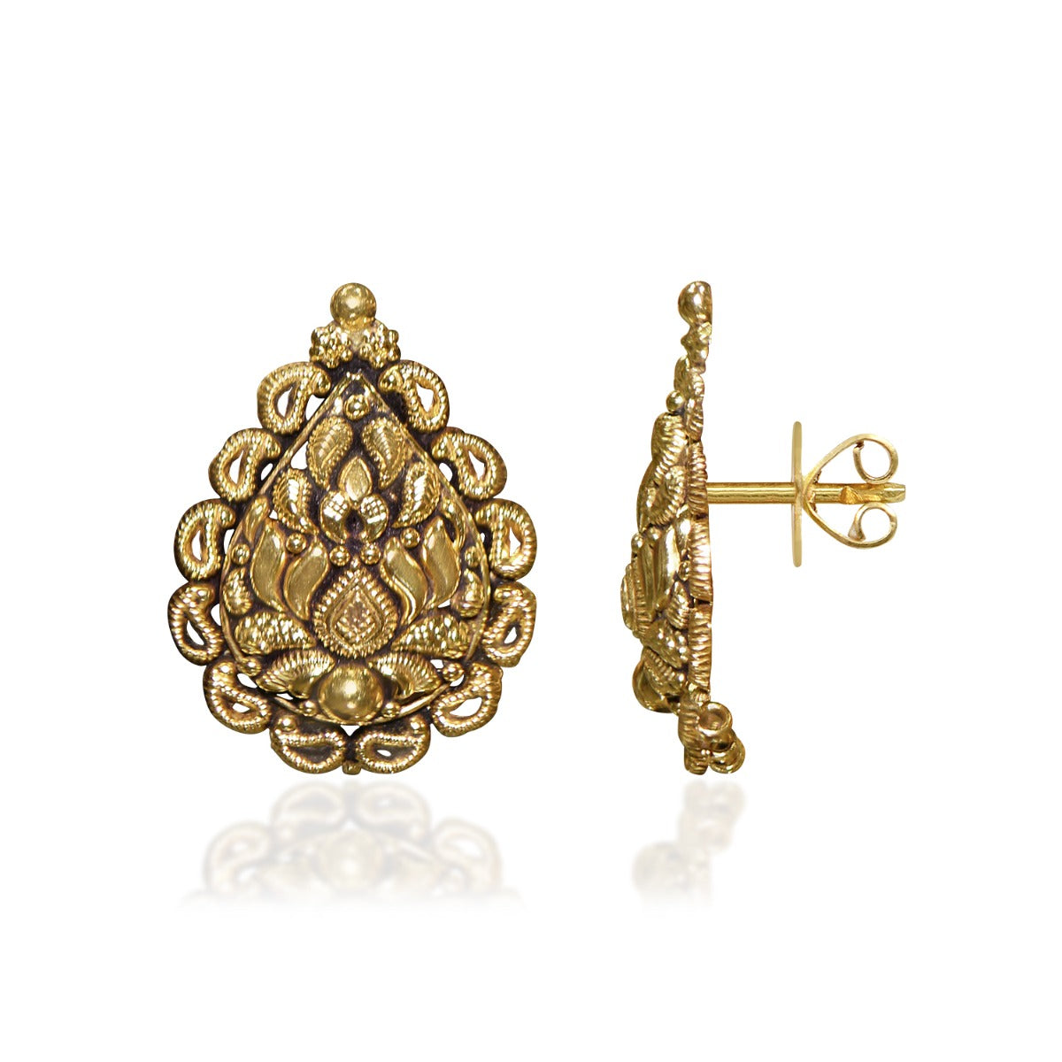 Coined Motif Gold Necklace Set