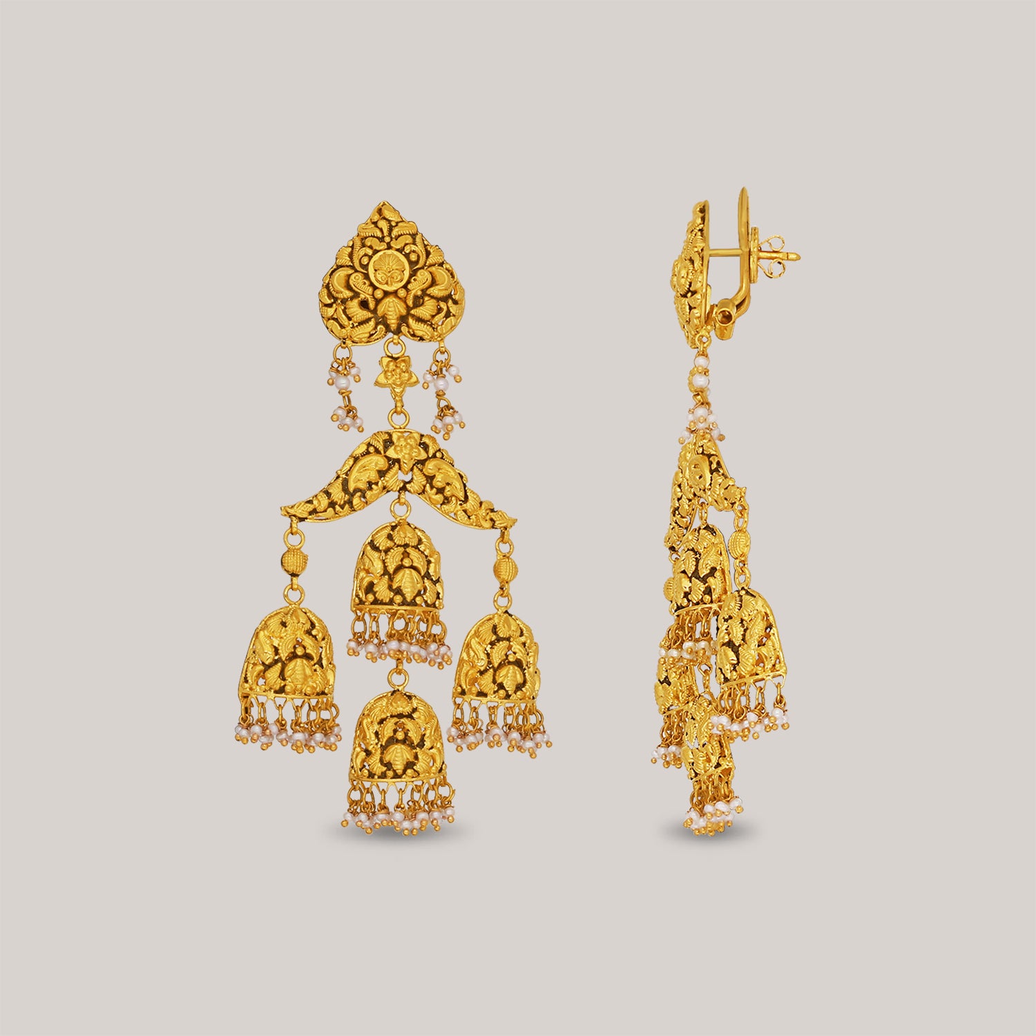 Serene Gold Earrings
