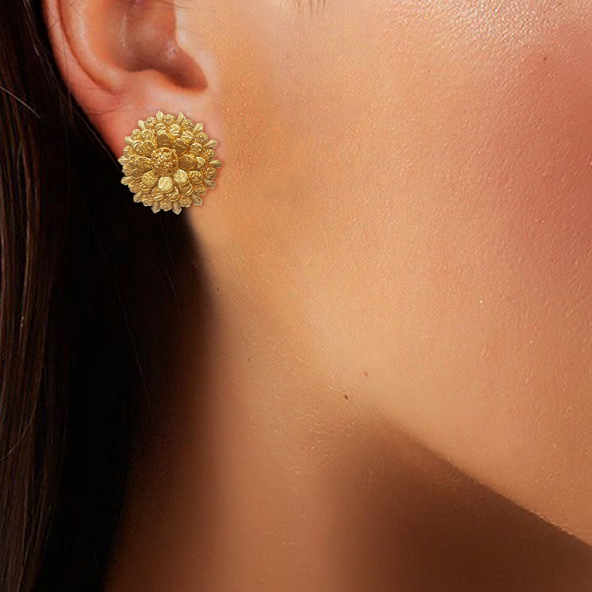 Alania Detachable Gold Earrings