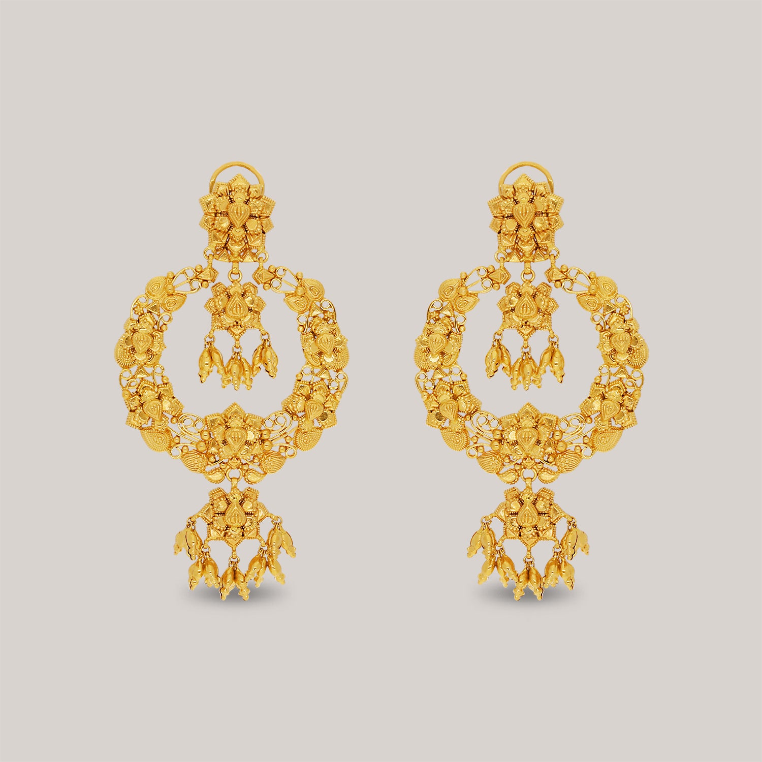 Chanda Gold Earrings