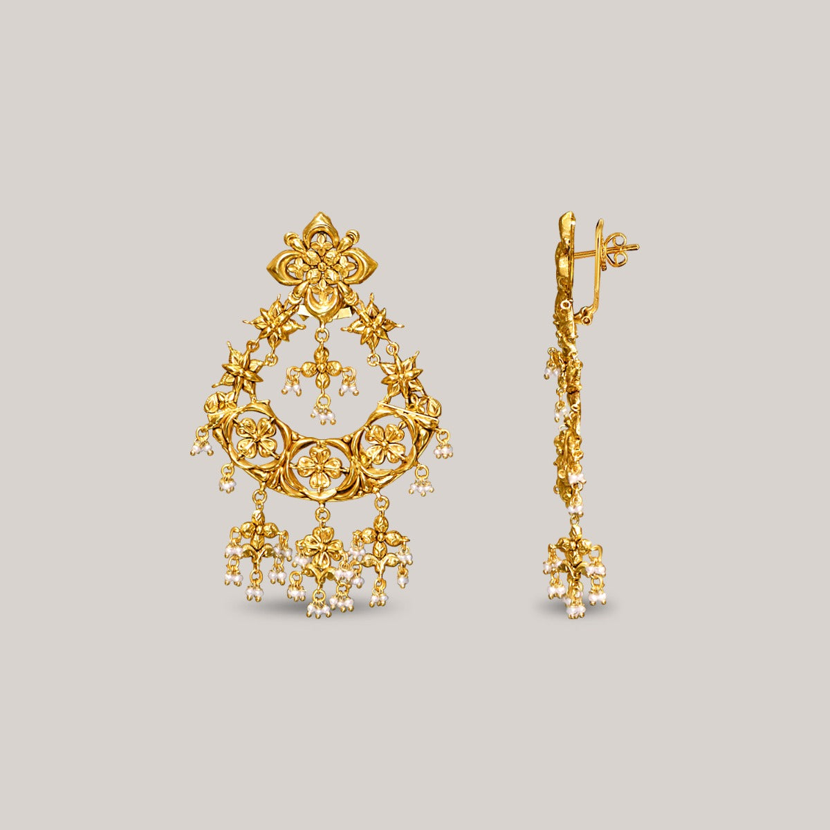 Twinkling Gold Earrings